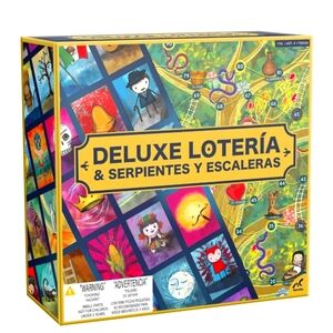 DELUXE LOTERIA & SERPIENTES Y ESCALERAS BOARD GAME 2 Pack